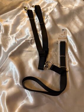 Take Two Adjustable Dual Dog Leash - Black